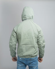 Men's Stylish Hooded Windbreaker Jacket - Lightweight & Water Resistant