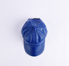 Genuine Sheep Leather Adjustable Baseball Cap // Unisex