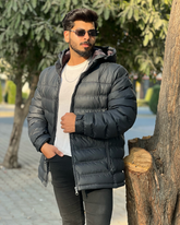 Big Size Men's Winter Outerwear Collection - Bomber, Puffer jacket