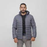 Branded Hoodie Style Imported Puffer Jacket