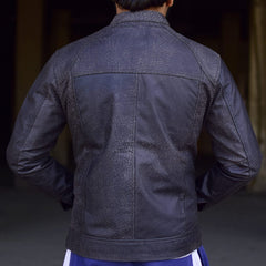 Leather Jacket Dark Grey
