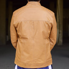 Leather Jacket Light  Brown
