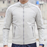 White Leather Jacket