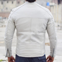 White Leather Jacket