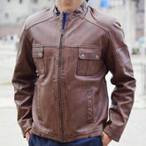 Leather Jacket Brown