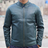 Leather Jacket Green