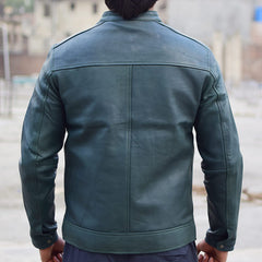 Leather Jacket Green