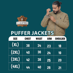 Go-Ahead Embriodered Logo Imported Puffer Jacket