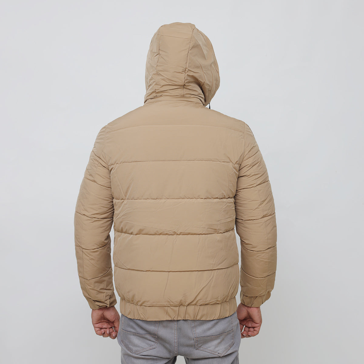 3 Stripe Double Sided Imported Puffer Jacket