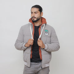 Go-Ahead Embriodered Logo Imported Puffer Jacket