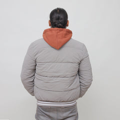 Go-Ahead Embriodered Logo Imported Puffer Jacket