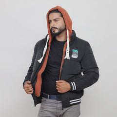 Go-Ahead Embriodered Logo Imported Puffer Jacket