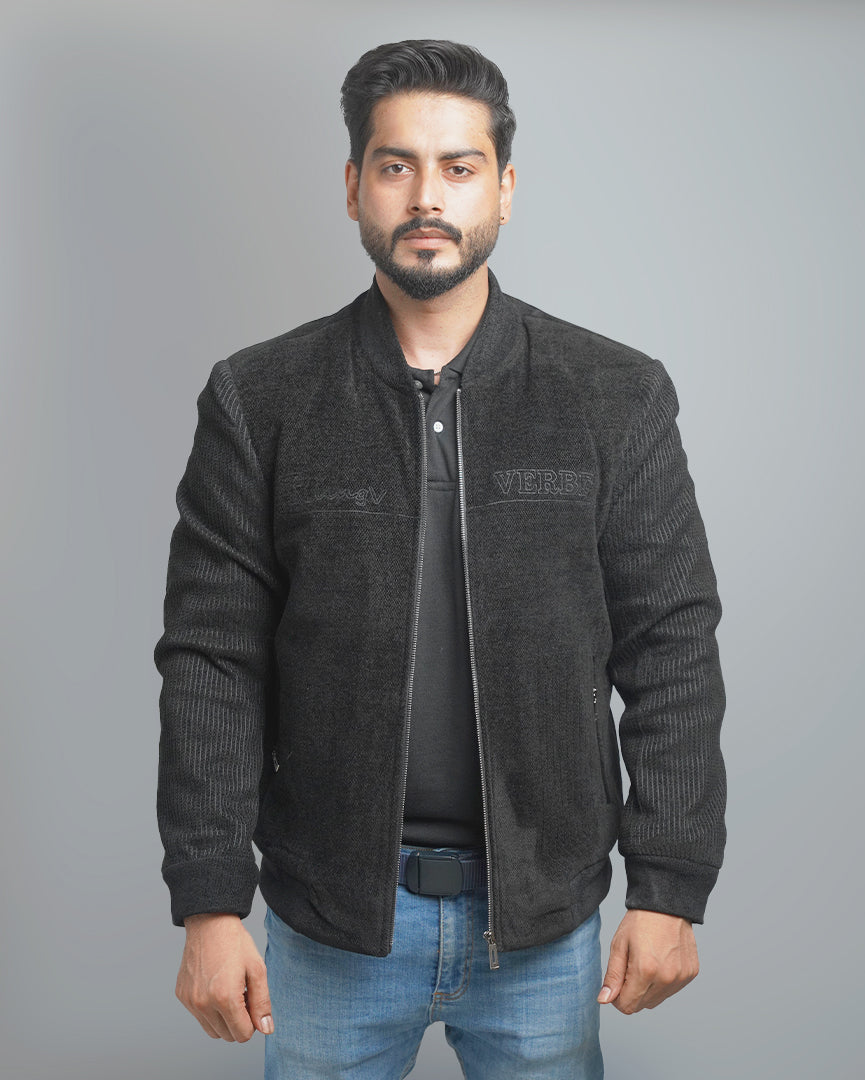 Men's Premium Textured Jacket - Stylish and Warm Outerwear