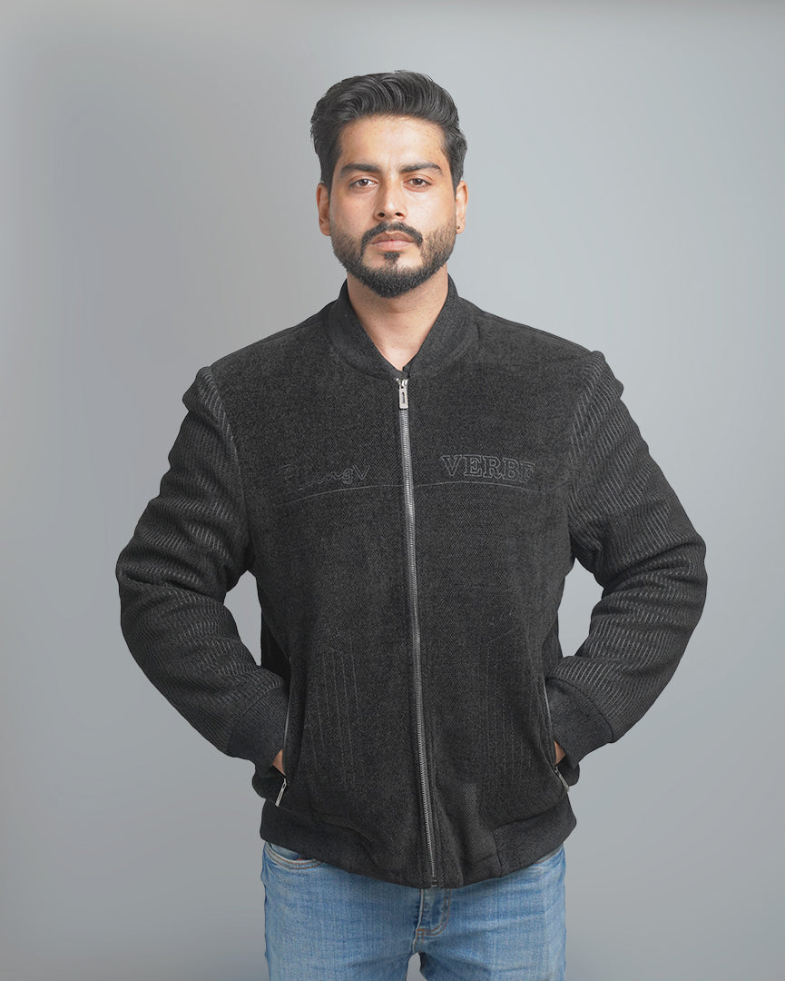 Men's Premium Textured Jacket - Stylish and Warm Outerwear