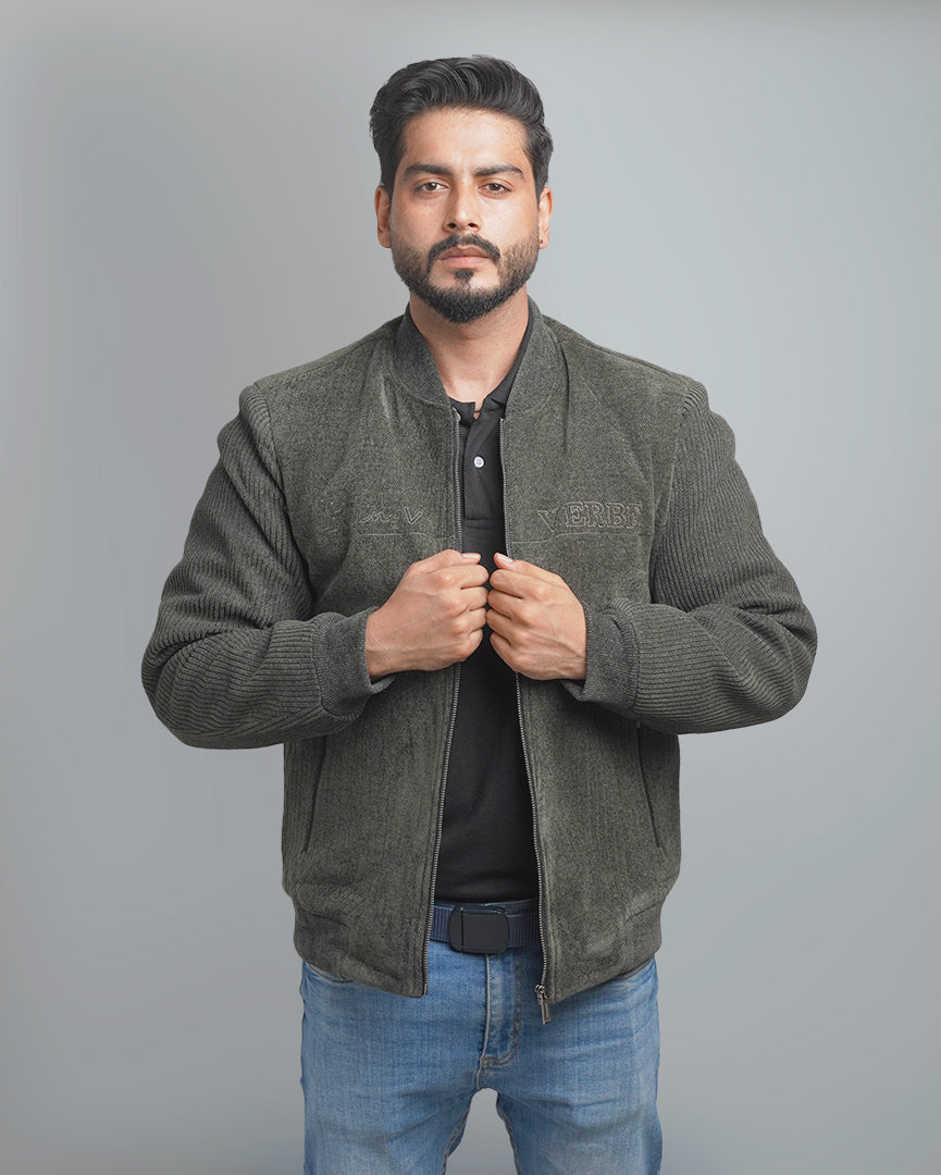 Men's Premium Textured Jacket - Stylish and Warm Outerwear