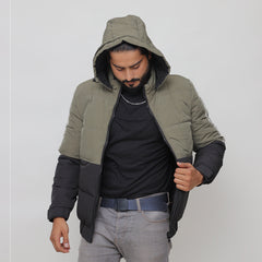 Branded Double side Hood Style Imported Puffer Jacket