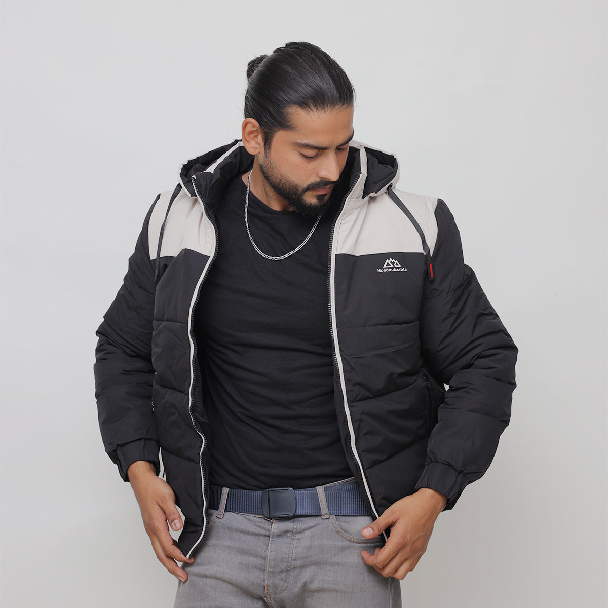 Branded Double side Hood Style Imported Puffer Jacket