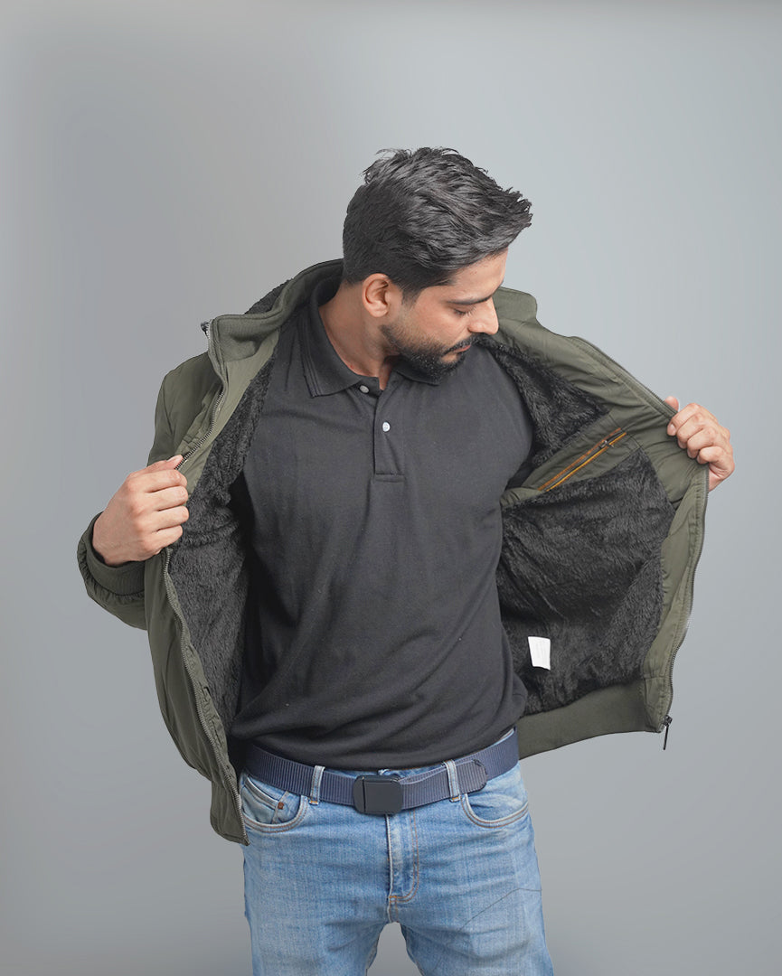Men's Big Size Winter Jackets Collection - Warm Fleece, Puffer & Faux Suede Styles
