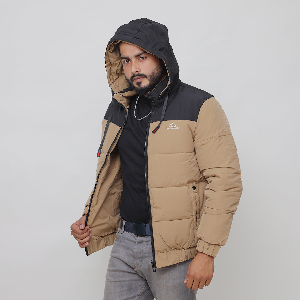 Branded Double side Hood Style Imported Puffer Jacket
