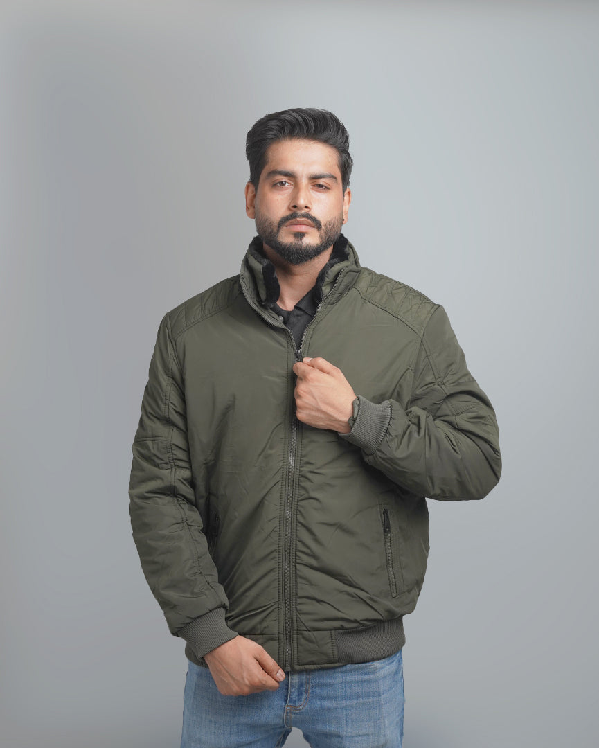 Men's Big Size Winter Outerwear: Puffer Vests, Insulated Bomber & Faux Suede Jackets