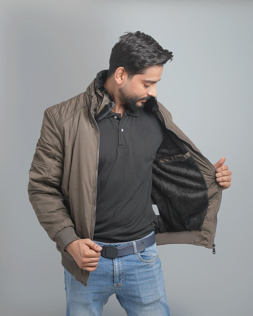 Men's Big Size Winter Outerwear: Puffer Vests, Insulated Bomber & Faux Suede Jackets