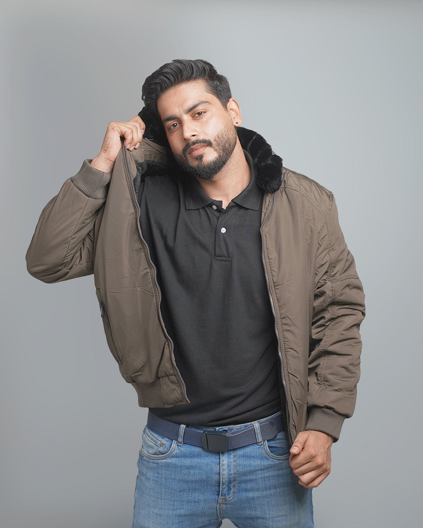 Men's Big Size Winter Outerwear: Puffer Vests, Insulated Bomber & Faux Suede Jackets