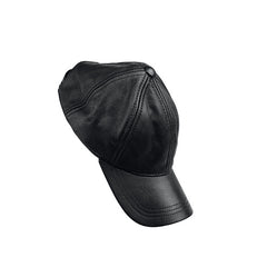 Genuine Sheep Leather Adjustable Baseball Cap // Unisex