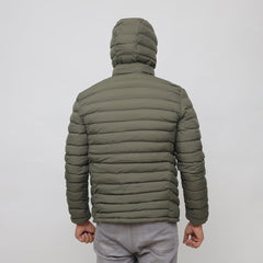 Branded Hoodie Style Imported Puffer Jacket