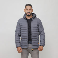 Branded Hoodie Style Imported Puffer Jacket