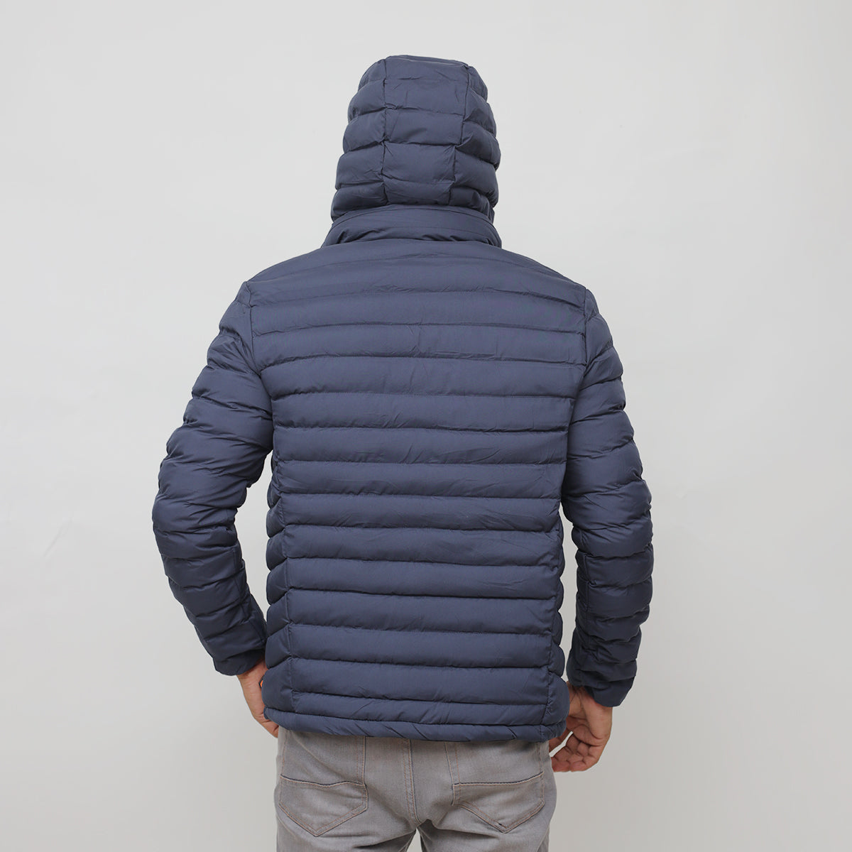 Branded Hoodie Style Imported Puffer Jacket