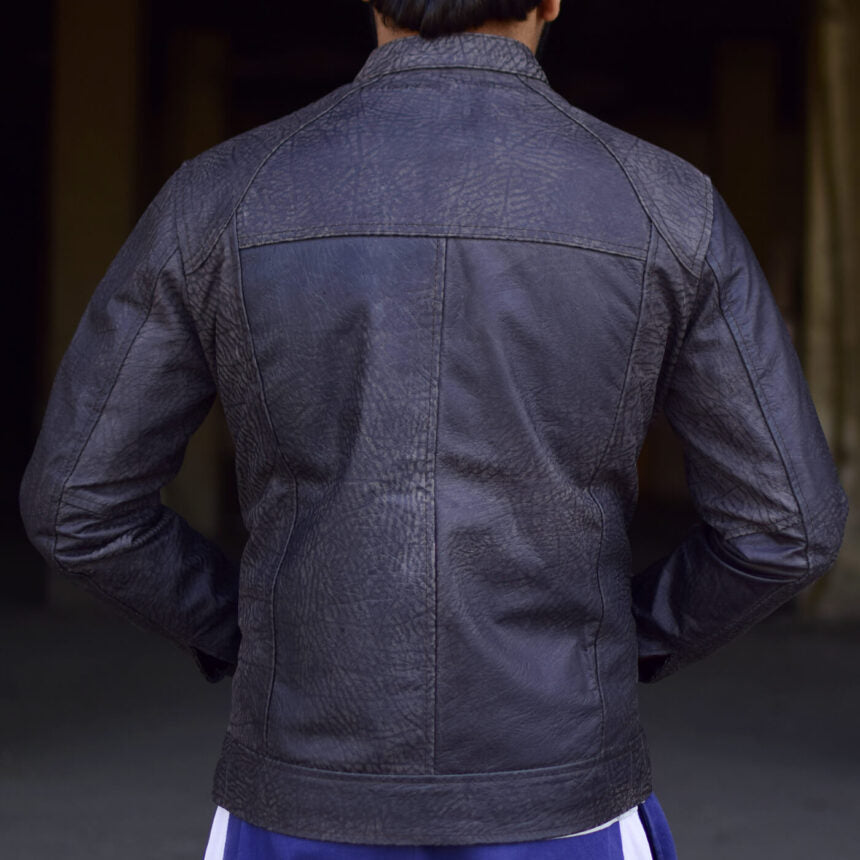 Leather Jacket Dark Grey