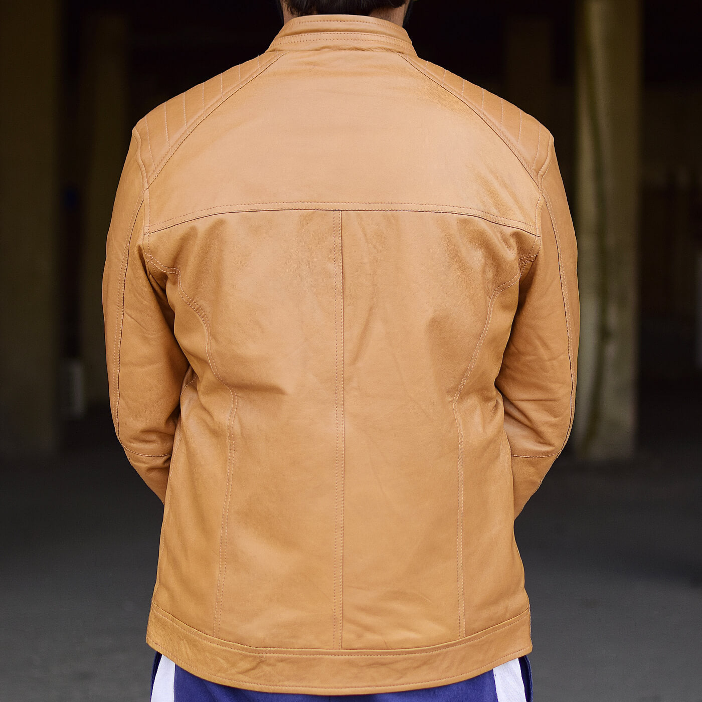 Leather Jacket Light  Brown