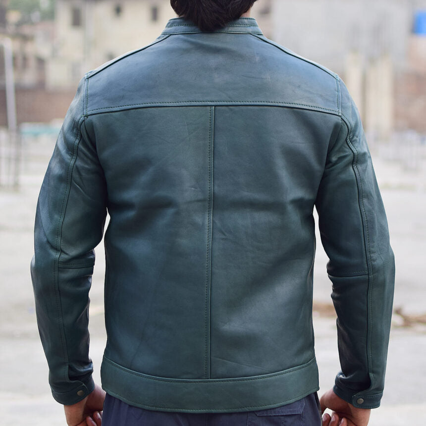 Leather Jacket Green