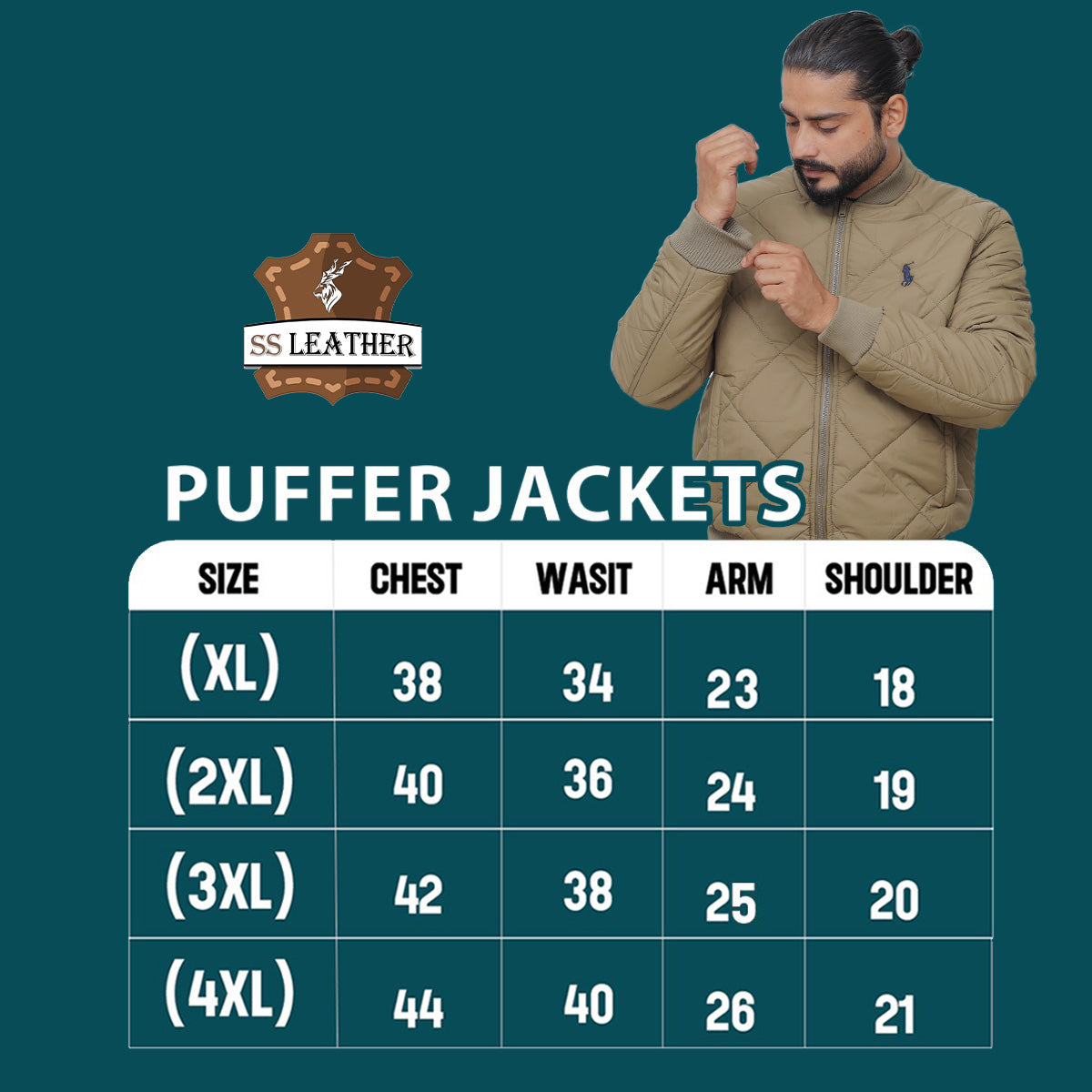 RL PULU Branded Imported Puffer Jacket